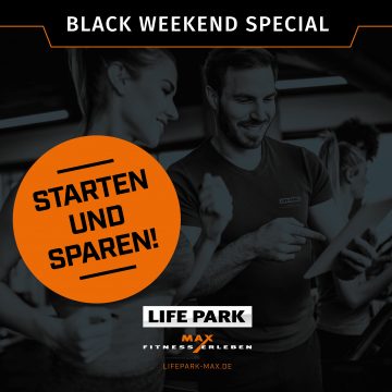 STARTEN & SPAREN — Black Weekend Vorteil nutzen